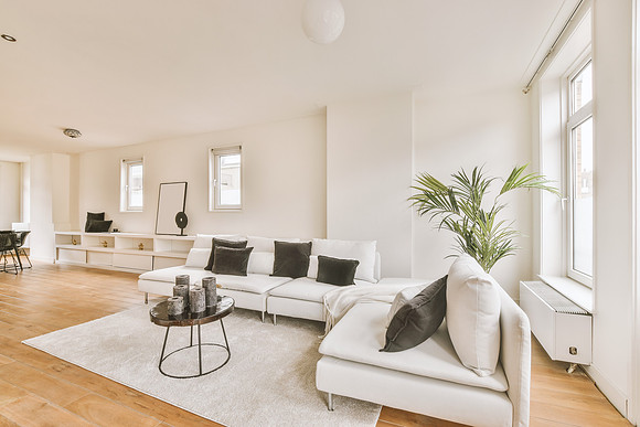 white-colored-sofa-with-white
