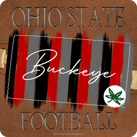24 x 24 OSU Leather Wall Plate copy