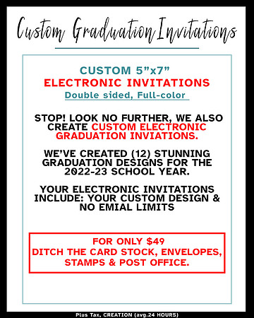 Web Page -  Custom Electronic Graduation Invitations (Updated 03-2023) copy