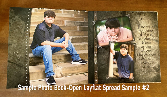 Sample Photo Book - Open Lay-Flat Spread #2