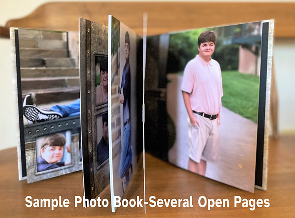 Sample Photo Book - Several Open Pages