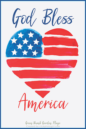 God Bless America garden flag copy
