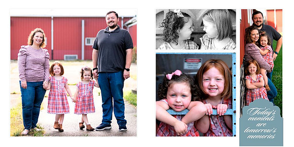 2024 Family Layflat Photobook (10x10) Sample Spread #1