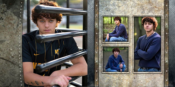 2024 Senior Layflat Photobook (10x10) Sample Spread #2