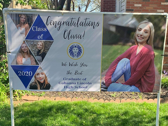 Female Graduation Banner