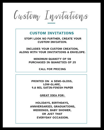 Web Page -Custom Invitations